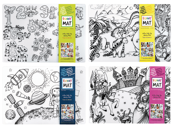 Funny® Mat Table Top Colouring Mats